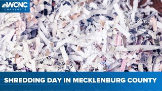 Free Shredding Day event on May 21, 2022 in Mecklenburg County
