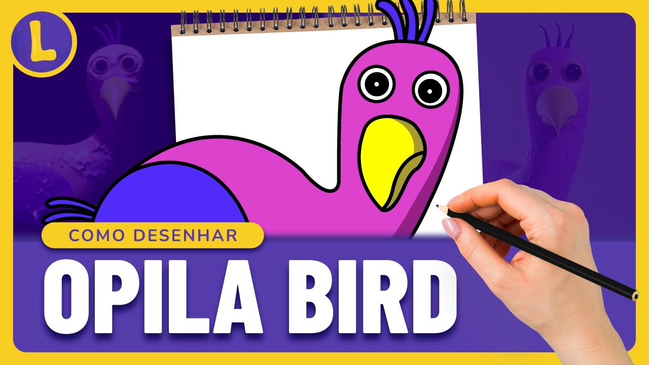 Como DESENHAR A OPILA BIRD Do GARTEN OF BANBAN (PASSO A PASSO) - YouTube