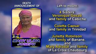 Mary Ulina Joseph long