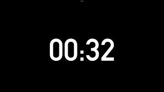 32 seconds countdown timer without alarm