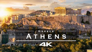 Athens, Greece 🇬🇷 - by drone [4K]
