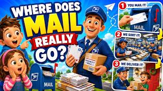 Where Does Your Mail REALLY Go? | The Secret Journey of Letters for Kids