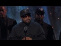 Ice Cube of N.W.A's Rock & Roll Hall of Fame Acceptance Speech | 2016 Induction