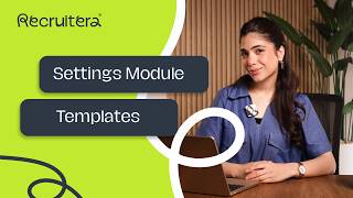 Setting up Templates | Recruitera Settings Module