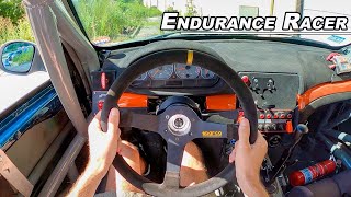 Visceral Street Legal E36 BMW Endurance Race Car - Tuned ZHP M54 Drive POV (Binaural Audio)