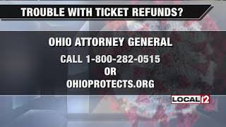 Having trouble getting a ticket refund? Ohio consumer protection laws may be able to help