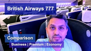 British Airways 777 | Business, Premium economy and Economy to JFK