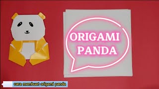 ORIGAMI PANDA❗❗HOW TO MAKE CUTE PANDA ORIGAMI ⁉️ EASY ORIGAMI