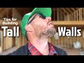 Tips For Building Tall Walls