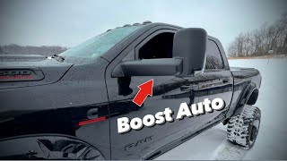 How To Install Boost Auto Power Folding Tow Mirrors On A 2022 Ram 2500 Big Horn Truck