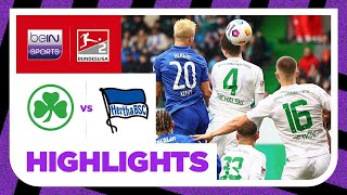 Greuther Furth v Hertha Berlin | 2. Bundesliga 23/24 Match Highlights
