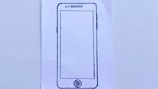 how to draw smartphone ll smartphone drawing easy ll mobile drawing ll phone drawing ll