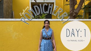 Working from Pondicherry as a Digital Nomad | Day 1 | Rock Beach | Murugan \u0026 PY Cafe | Spanish Villa