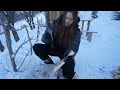 snowy cabin retreat asmr crackling fire u0026 winter serenity