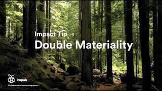 Impact Tip - Double Materiality