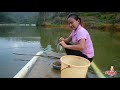 qiao women 9 sisters rowing to the middle of the pond