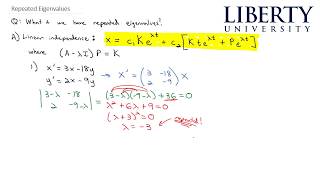 Repeated Eigenvalues