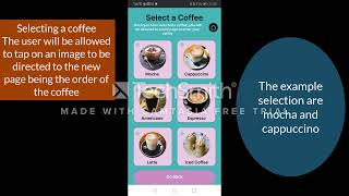 Our Coffee ordering figma design prototype