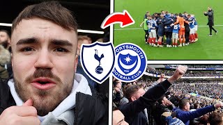 TOTTENHAM vs PORTSMOUTH | 9,000 POMPEY FANS, INCREDIBLE ATMOSPHERE & HARRY KANE FIRES SPURS TO R3!