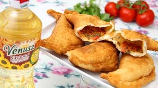 Töltött lángos (Panzerotti) recept