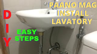 Paano Mag Install ng LAVATORY sa Bathroom