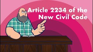 [TORTS AND DAMAGES] Article 2234 of the New Civil Code