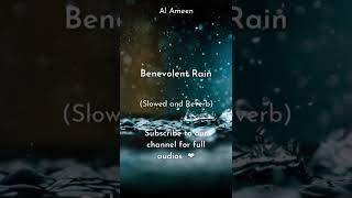 Benevolent Rain | Slowed and Reverb | Muhammad Al Muqit | Relaxing Islamic Background Nasheed