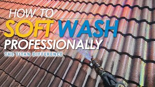 How to Softwash a 2800 Square Foot Tile Roof Professionally | Titan Pressure Washing (772) 245-0402