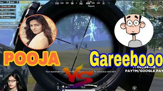 pooja vs gareebooo pubg Mobile|| Intense Game play || PUBG emulator Player