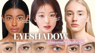 Beginners to Pro | EYESHADOW for Every EYE SHAPE | Best eye makeup for your eyes