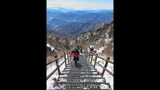 Jirisan Cheonwangbong   Peak 지리산 천완봉