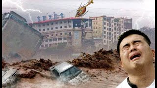 Apocalyptic Natural Destruction 🔴 Monster Flash Flood Waves Storm Hit Coast 🔴 Scary Tsunami Tornado