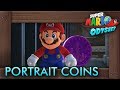 Super Mario Odyssey - All Purple Portrait Coins (Metro Kingdom)