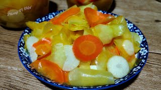 Cách Làm Đu Đủ  Muối Chua Ngọt dễ dàng giòn ngon để  được lâu