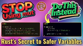 Rust Constants & Shadowing EXPLAINED! Stop Using mut the Wrong Way!