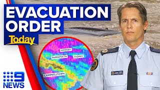 Evacuation orders issued across NSW after severe and widespread rain | 9 News Australia