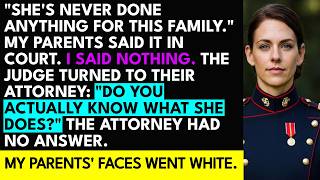 My Parents Took Me to Court, Calling Me a "Useless Daughter" — Then the Judge Asked One Question ...