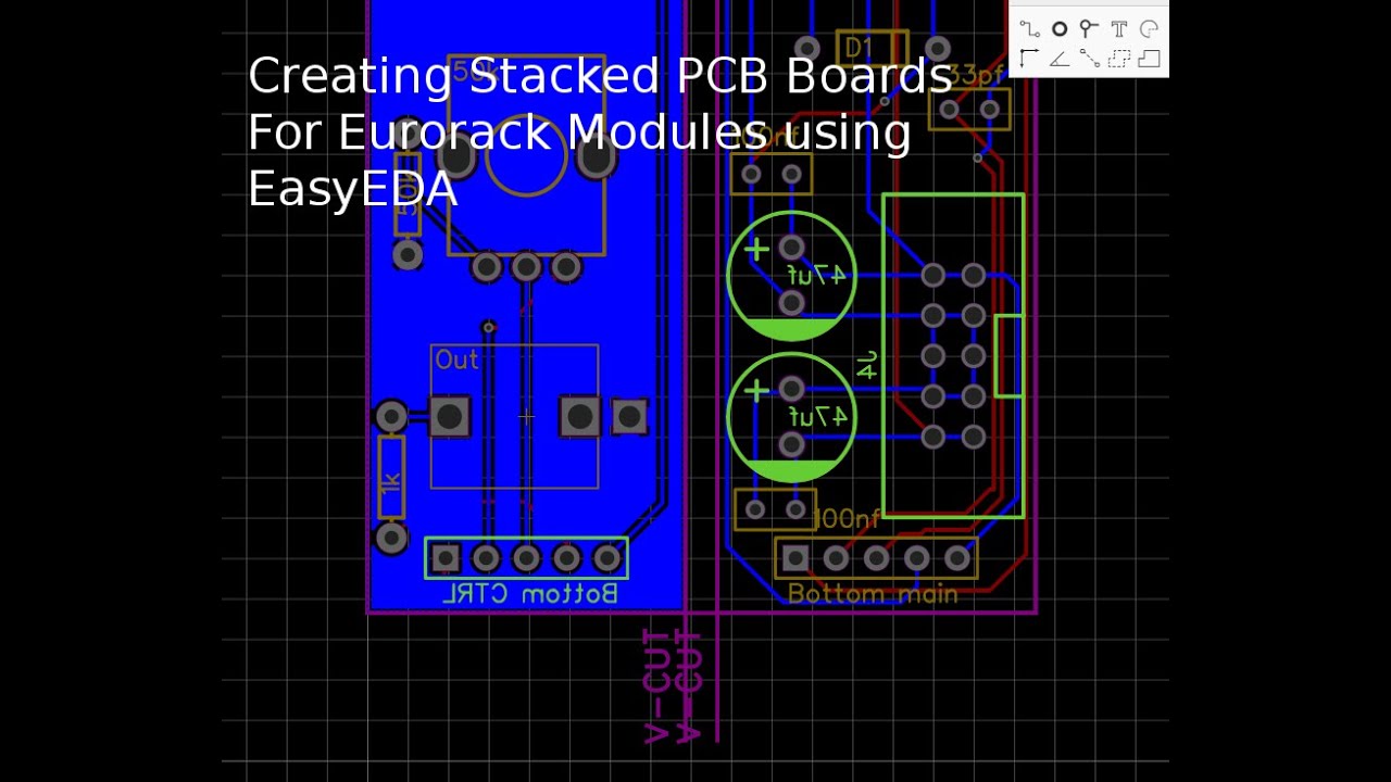 Create A Stacked PCB Eurorack Project In EasyEDA - Part 2: Creating The ...