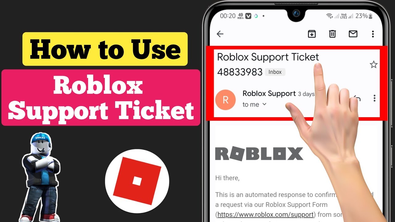 How To Use Roblox Support Ticket | What To Do With Roblox Support ...