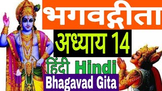 हिन्दी भगवद्गीता अध्याय 14 Bhagavad Gita in Hindi Capter 14 Krishna Updesh कृष्ण उपदेश गीतामृत Adhya