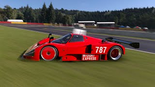 GRAN TURISMO 7 2025 01 18 SPECIAL EVENT SPA FRANCORCHAMPS 787B '91 2ND 中盤に肉弾戦でスピンし惨敗