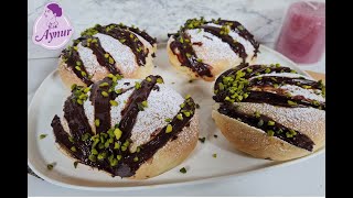 Schokobrötchen mal ganz anders oder Ofen Berliner mit Schokopudding