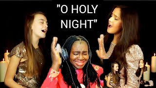 FIRST TIME HEARING LUCY & MARTHA THOMAS - "OH HOLY NIGHT" | REACTION