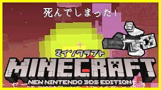 3DS版のマイクラがキター！一度も死なずに仮拠点を作るぜ！【3DS版マインクラフト】【こーたの3DSマイクラ実況#1】