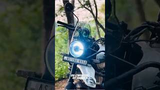 Himalayan 450 Stock Headlight v/s Vaishnu Touring Headlight | #himalayan450 #royalenfield #shorts