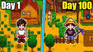 I Spent 100 days in Stardew Valley