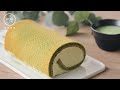 【簡單甜點】抹茶生乳卷 matcha cake roll│howliving美味生活