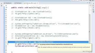 Selenium Webdriver Tutorial Part 2