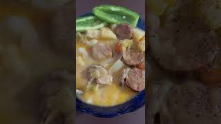 Cheesy Summer Sausage Potato Soup #whatsforlunch at @MtnGrandma ‘s House