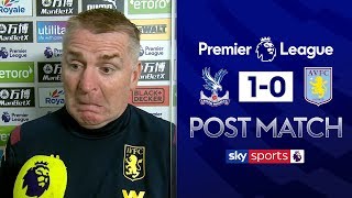 Dean Smith furious with decision to disallow late equaliser |  Crystal Palce 1-0 Aston Villa